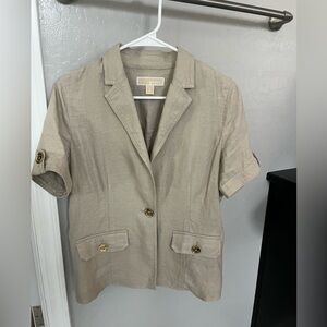 Michael Kors Short Sleeve Blazer